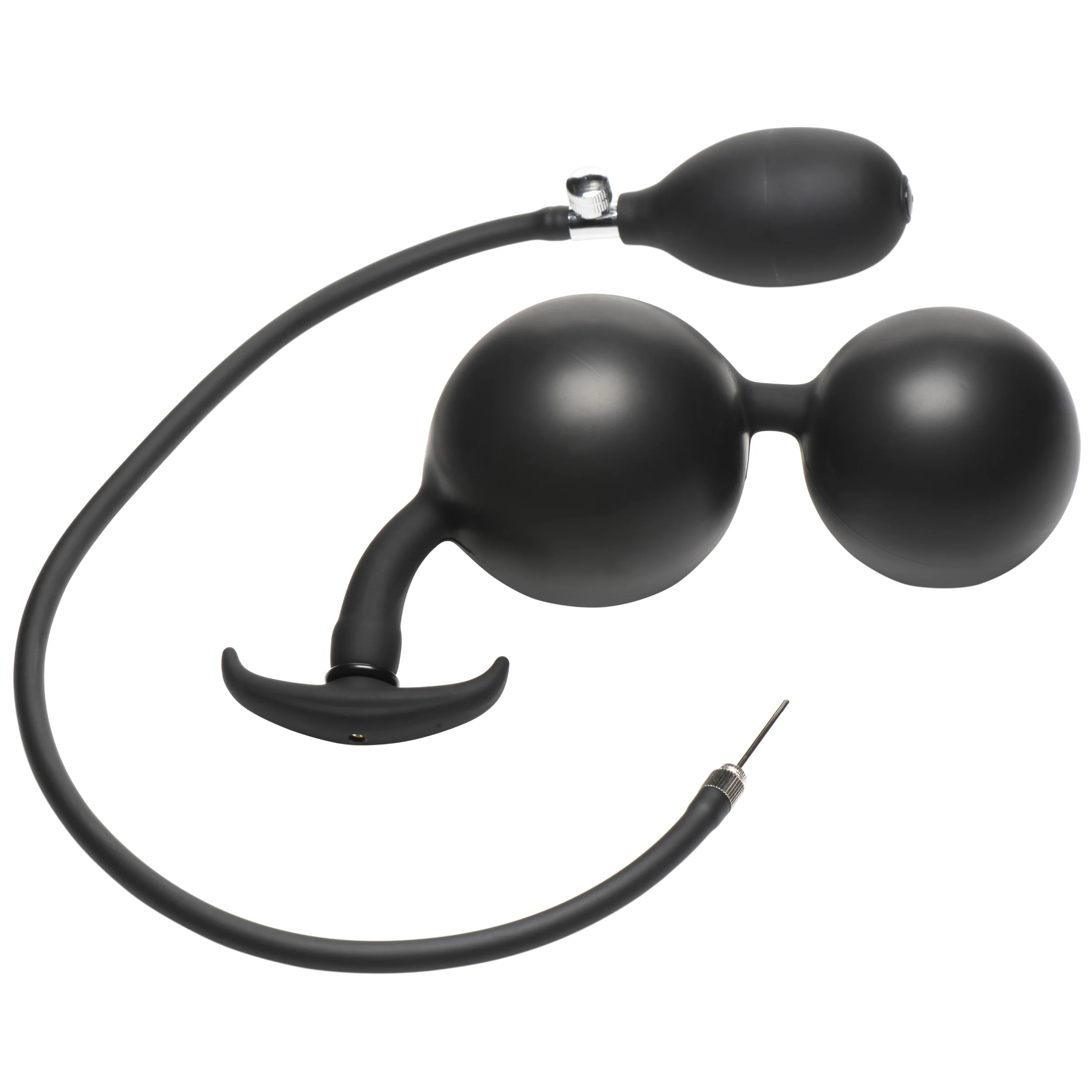 Ass Rattler Weighted Inflatable Silicone Anal Plug - Image 8
