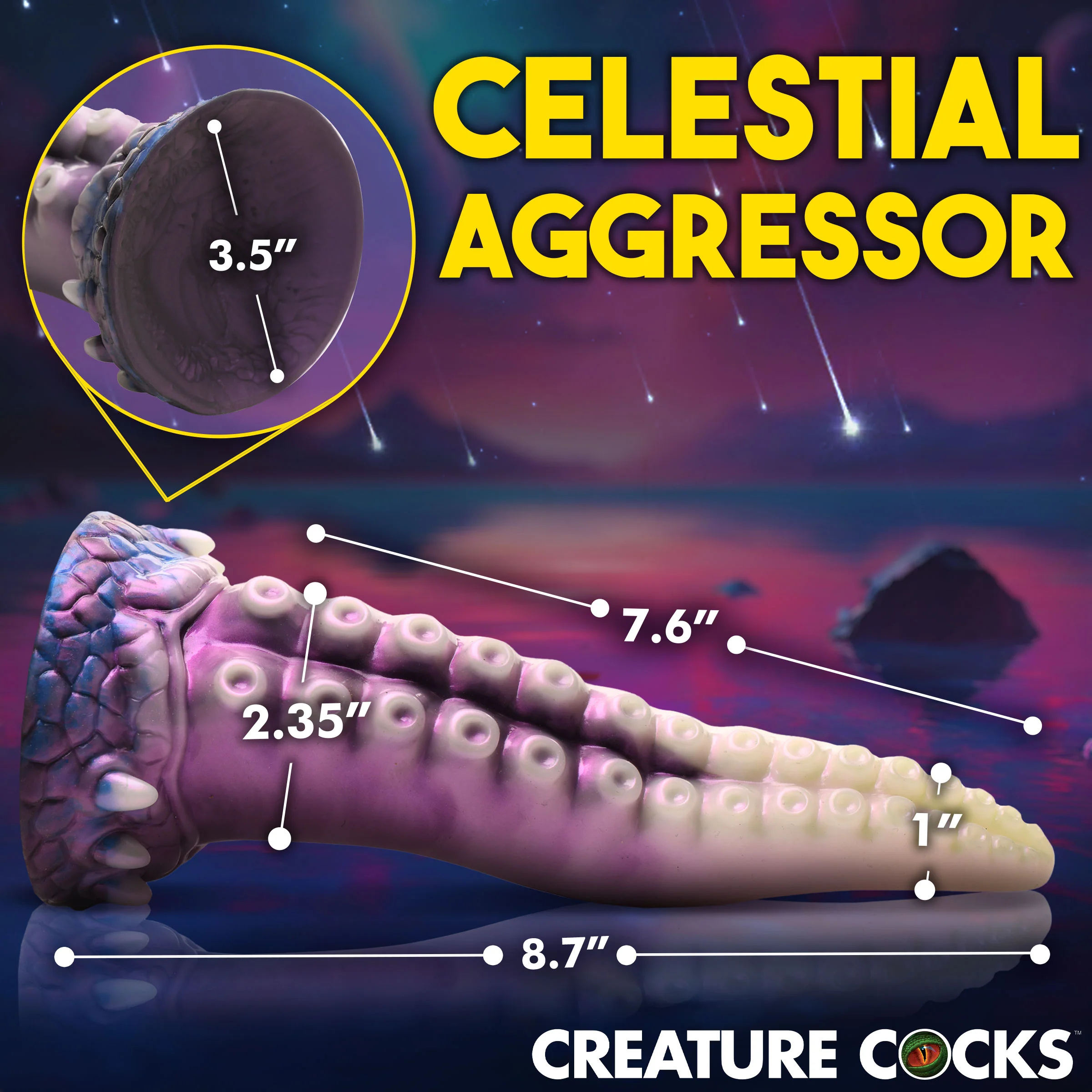 Astropus Tentacle Silicone Dildo - Image 4