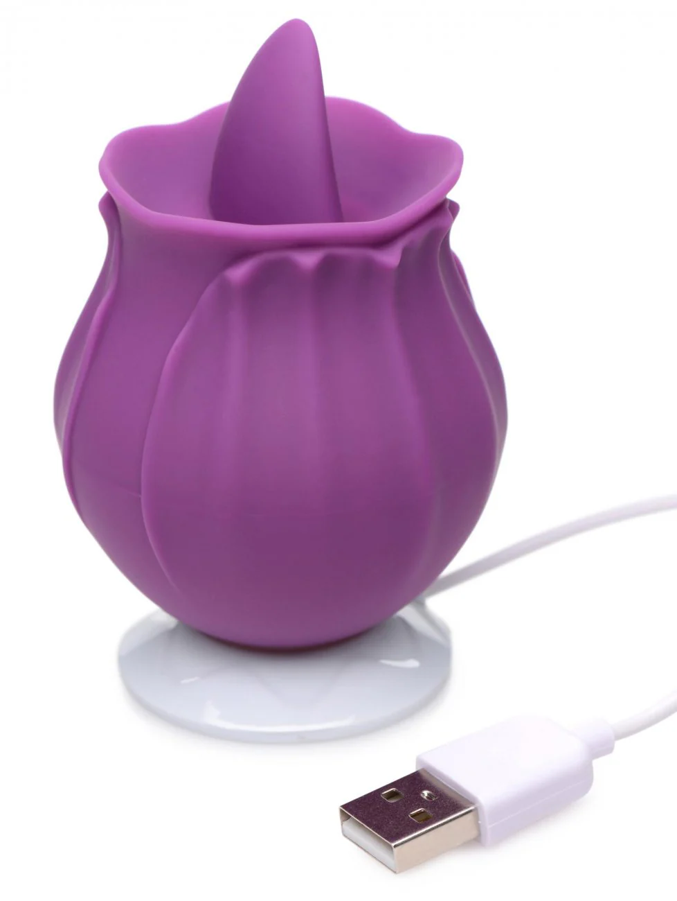 Bloomgasm Wild Violet 10X Silicone Clit Licking Stimulator - Image 2