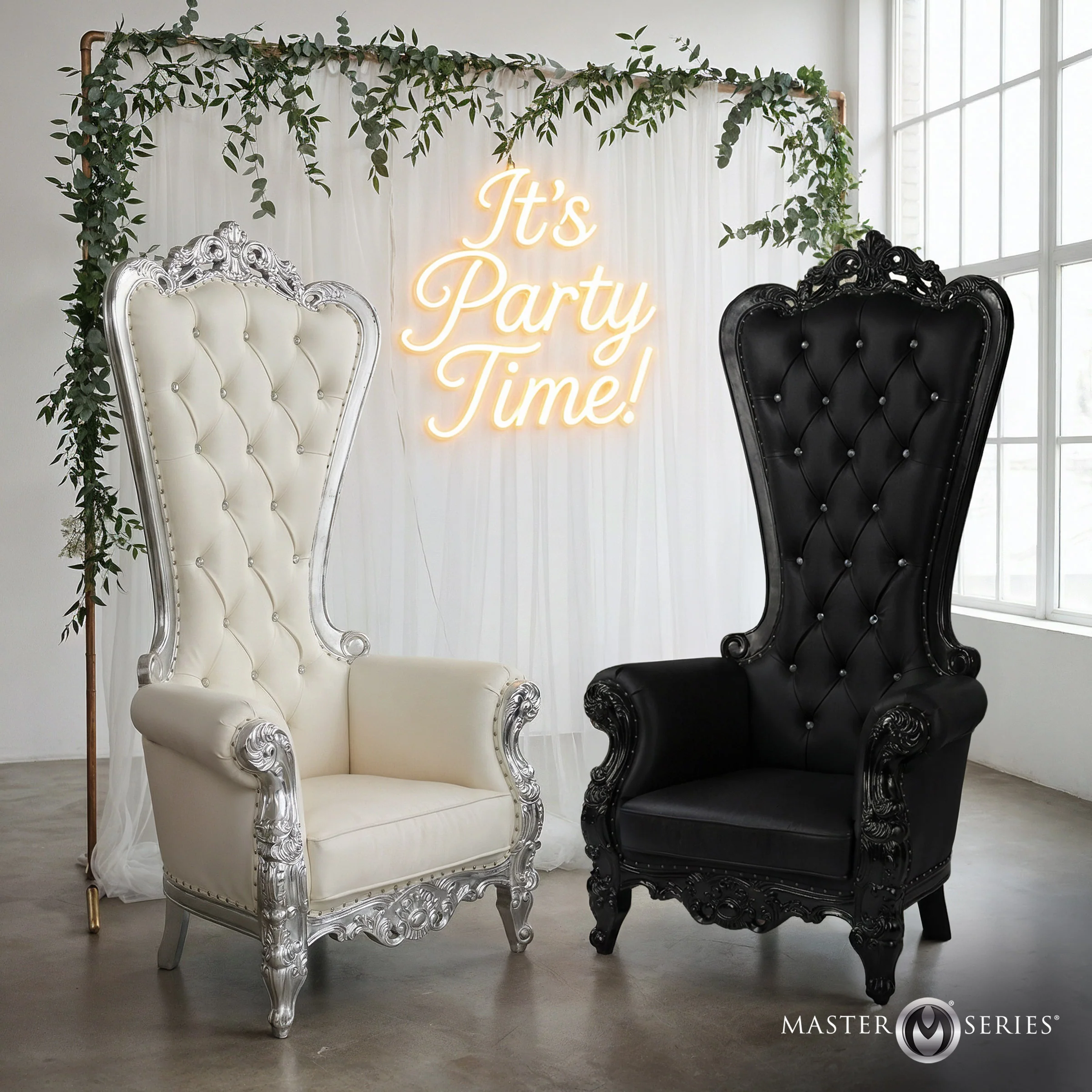 Ultimate Throne Chair - White | Free Shipping Included - Image 2