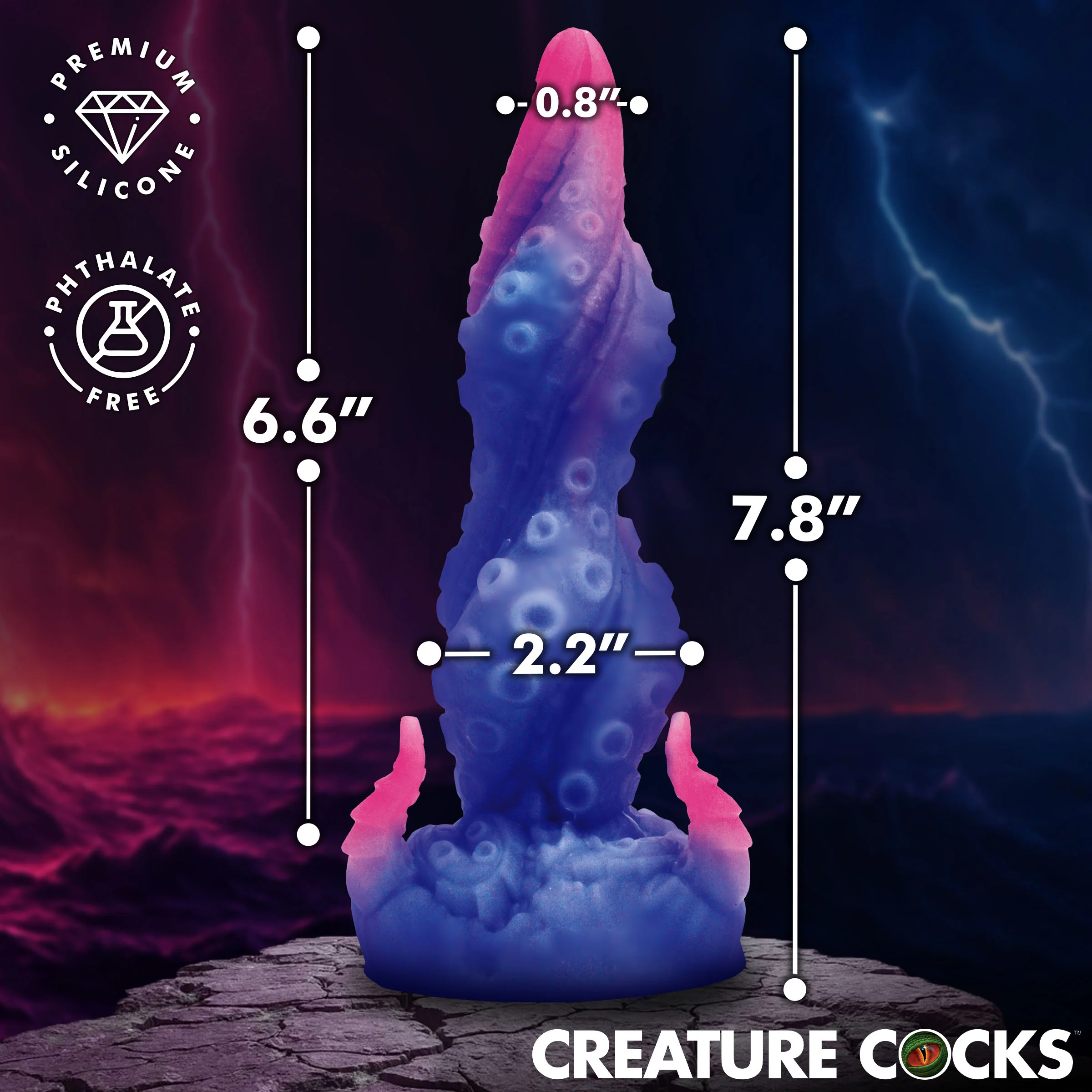 Krakenar Tentacle Silicone Dildo - Image 4