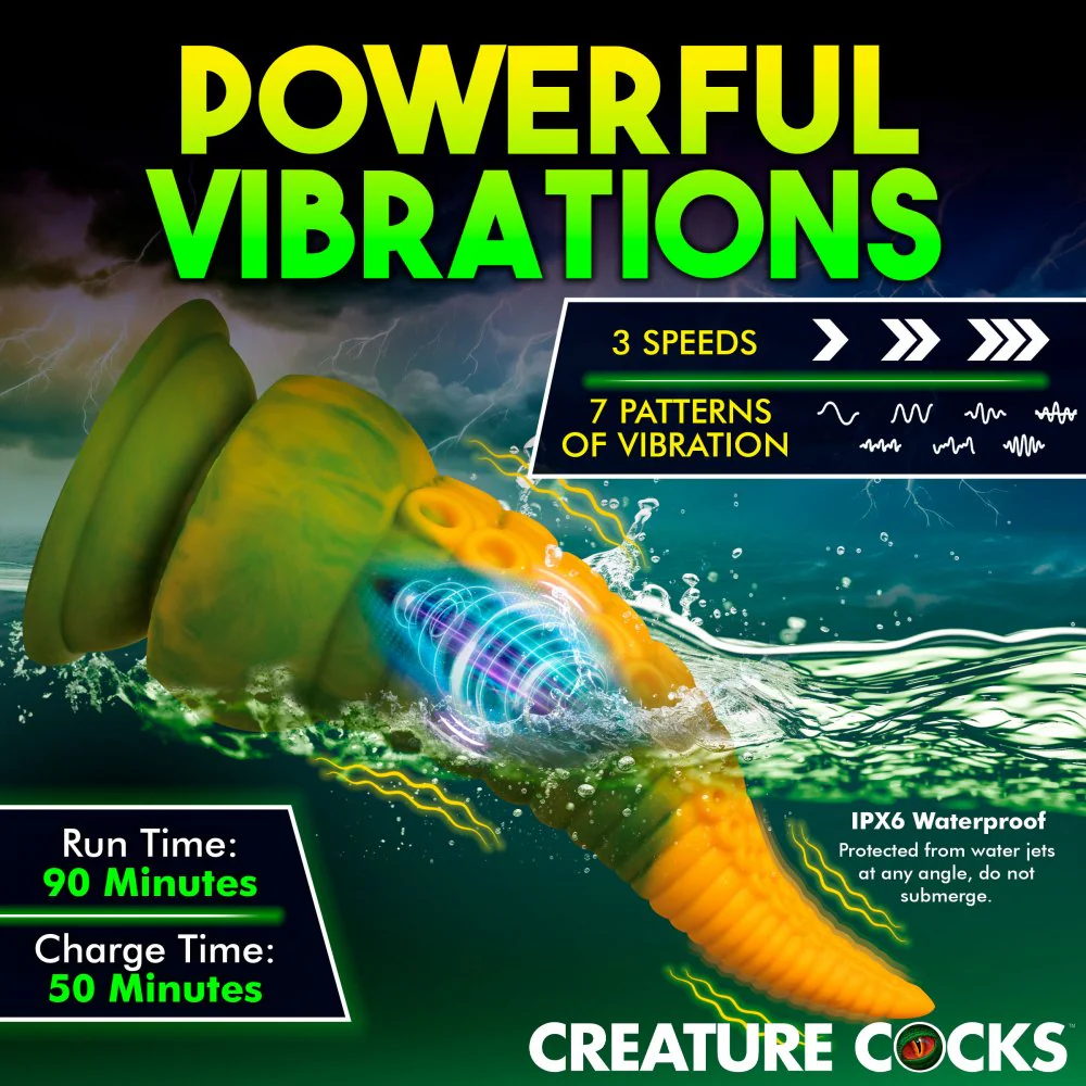Monstropus 2.0 Vibrating Tentacle Silicone Dildo - Image 8